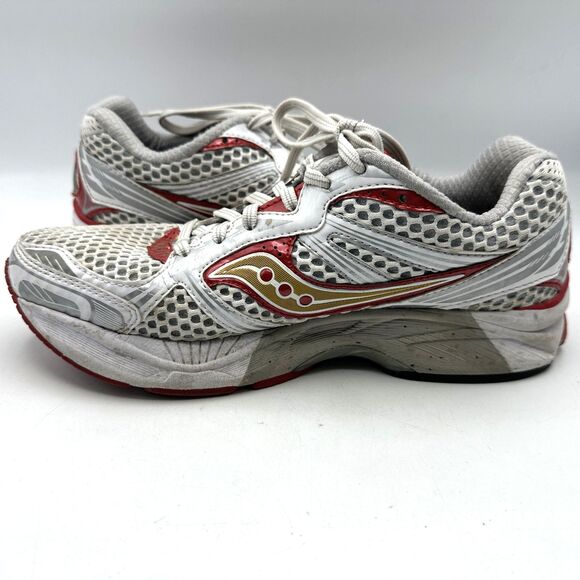 Saucony Women’s Running Shoe US 8 ProGrid Guide 5 10140-3 RED/WHITE/GOLD - Picture 14 of 16